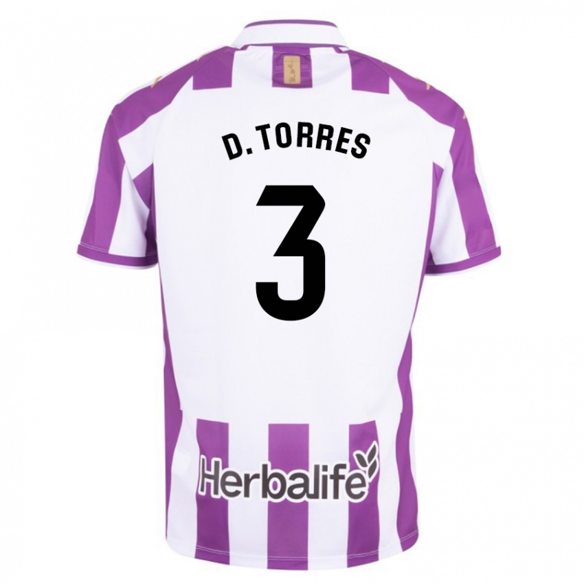 Damen David Torres #3 Lila Heimtrikot Trikot 2023/24 T-Shirt Österreich