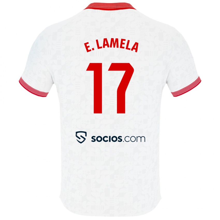 Damen Erik Lamela #17 Weiß Heimtrikot Trikot 2023/24 T-Shirt Österreich