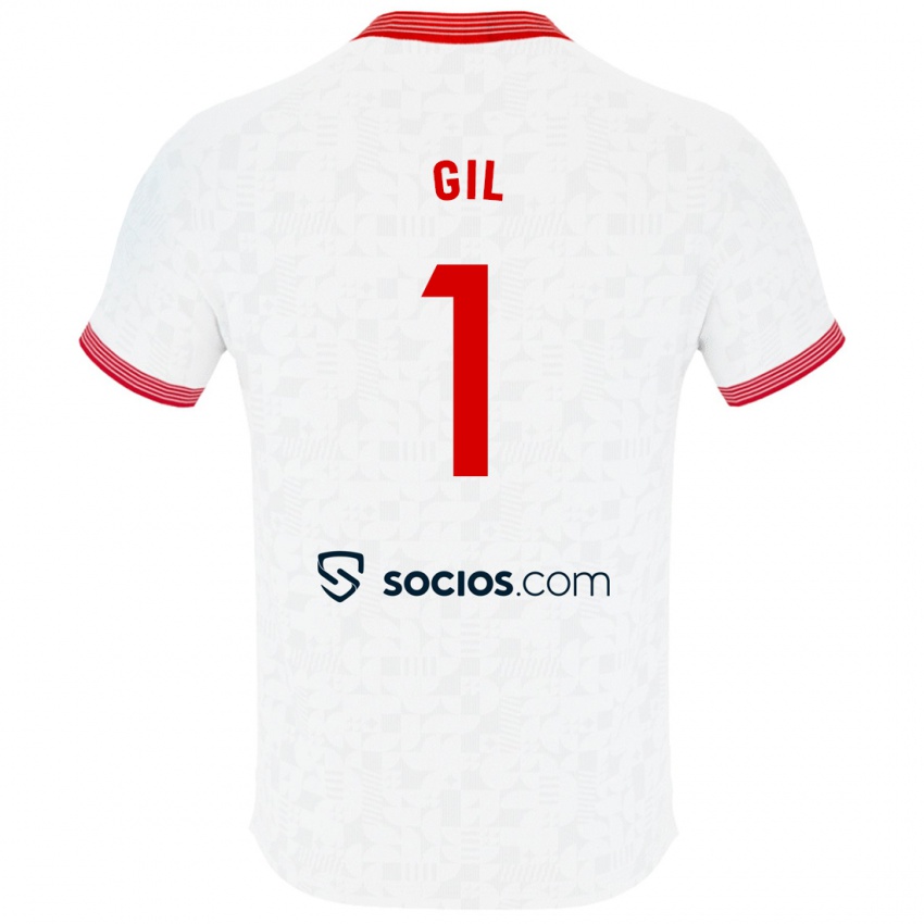 Damen David Gil #1 Weiß Heimtrikot Trikot 2023/24 T-Shirt Österreich