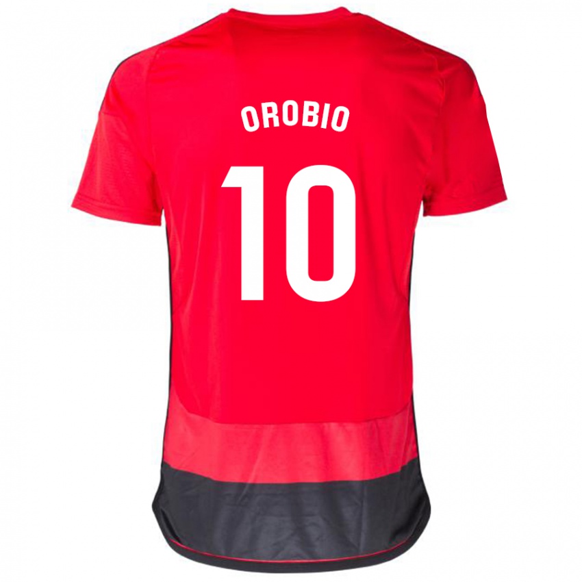 Damen Ekhiotz Orobio #10 Rot Schwarz Heimtrikot Trikot 2023/24 T-Shirt Österreich