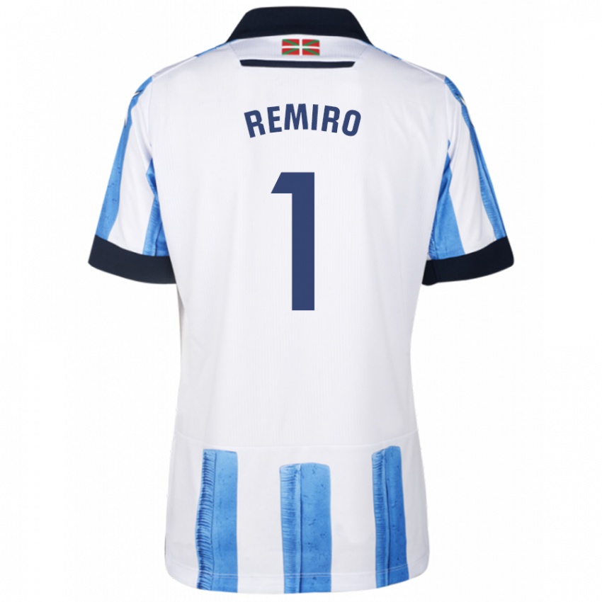 Damen Alex Remiro #1 Blau Weiss Heimtrikot Trikot 2023/24 T-Shirt Österreich