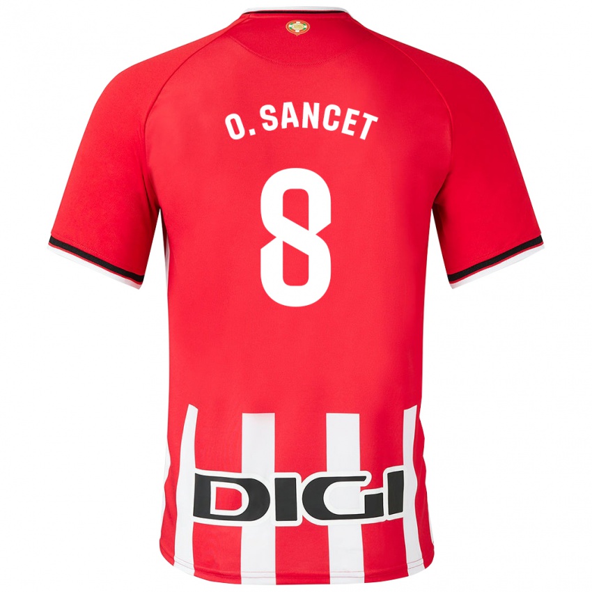 Damen Oihan Sancet #8 Rot Heimtrikot Trikot 2023/24 T-Shirt Österreich