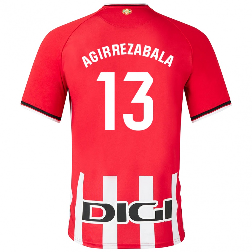 Damen Julen Agirrezabala #13 Rot Heimtrikot Trikot 2023/24 T-Shirt Österreich