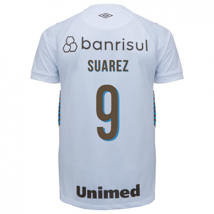 Damen Luis Suárez #9 Weiß Auswärtstrikot Trikot 2023/24 T-Shirt Österreich