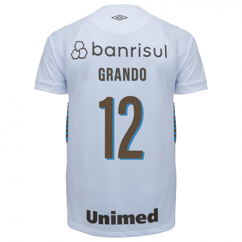 Damen Gabriel Grando #12 Weiß Auswärtstrikot Trikot 2023/24 T-Shirt Österreich