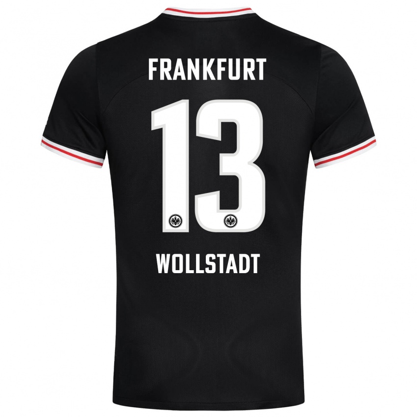 Damen Fabio Wollstadt #13 Schwarz Auswärtstrikot Trikot 2023/24 T-Shirt Österreich