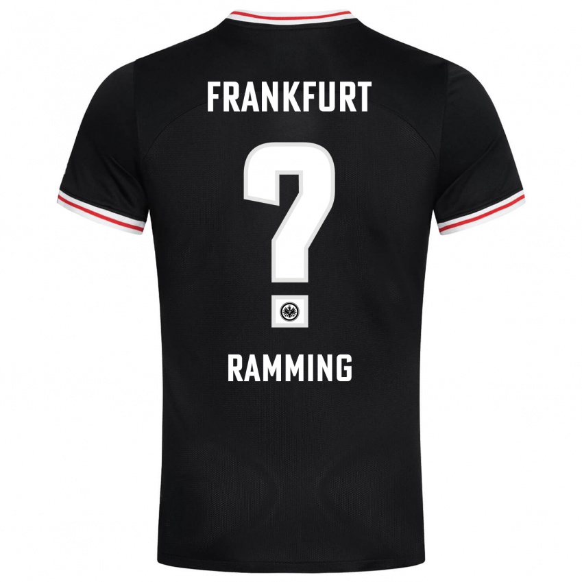 Damen Nils Ramming #0 Schwarz Auswärtstrikot Trikot 2023/24 T-Shirt Österreich