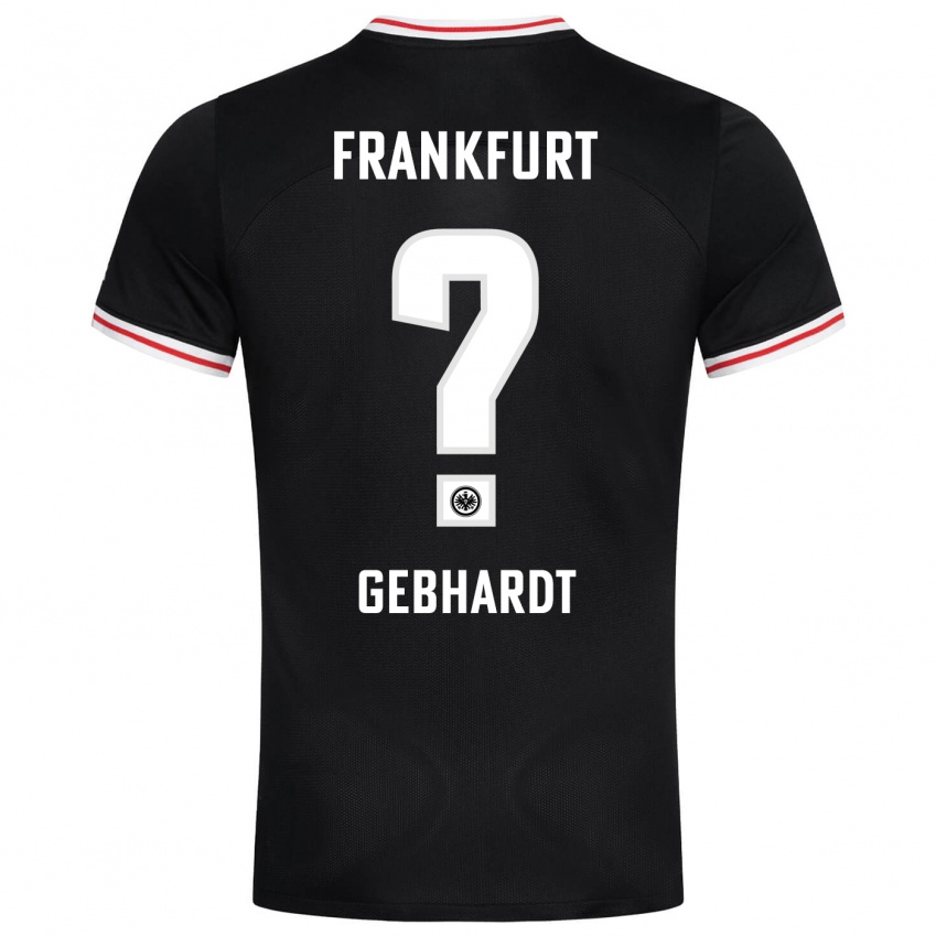 Damen Luca Gebhardt #0 Schwarz Auswärtstrikot Trikot 2023/24 T-Shirt Österreich