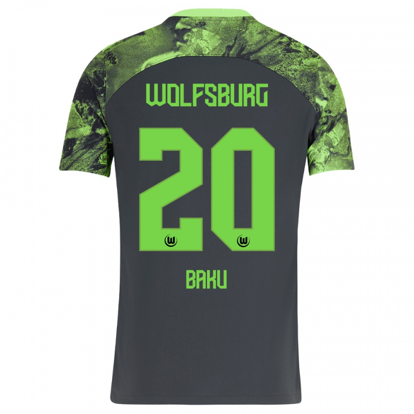 Damen Ridle Baku #20 Dunkelgrau Auswärtstrikot Trikot 2023/24 T-Shirt Österreich