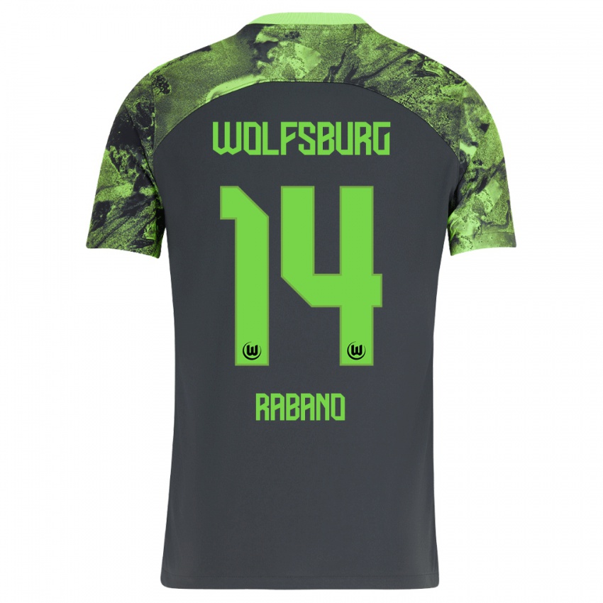 Damen Nuria Rabano #14 Dunkelgrau Auswärtstrikot Trikot 2023/24 T-Shirt Österreich