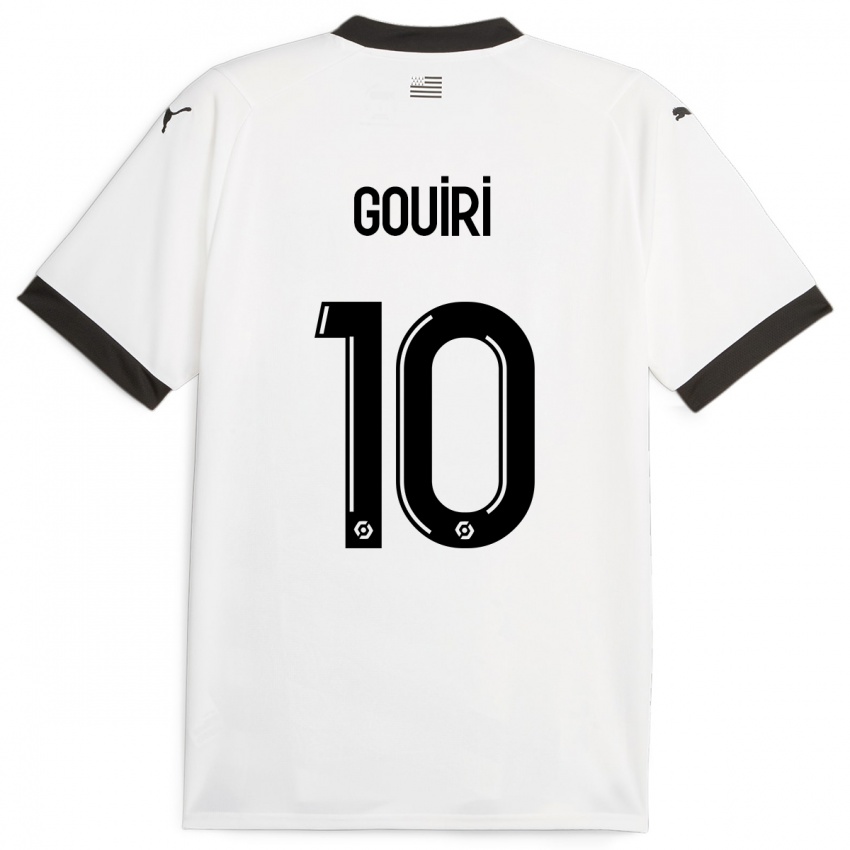 Damen Amine Gouiri #10 Weiß Auswärtstrikot Trikot 2023/24 T-Shirt Österreich