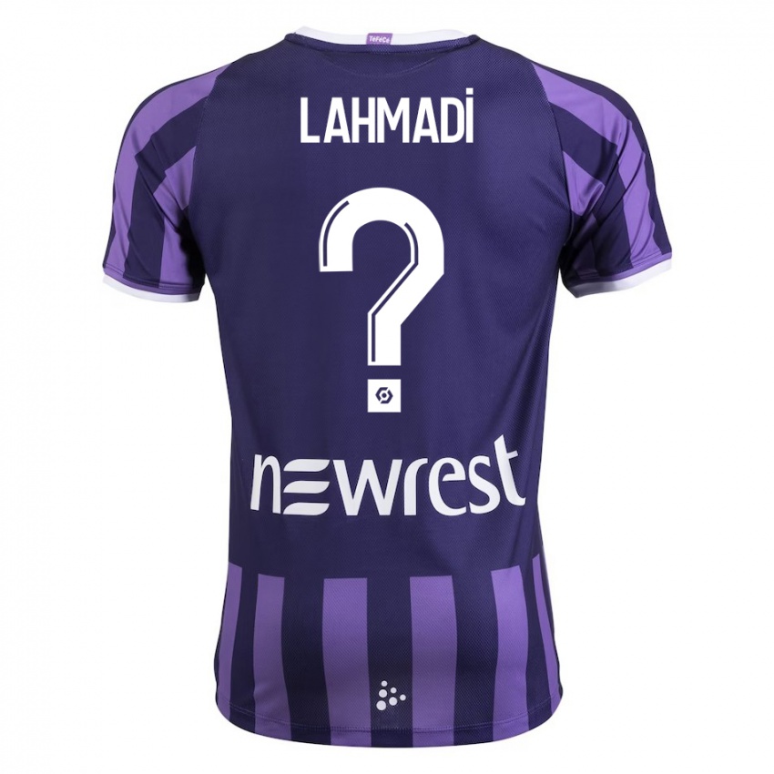 Damen Noah Lahmadi #0 Lila Auswärtstrikot Trikot 2023/24 T-Shirt Österreich