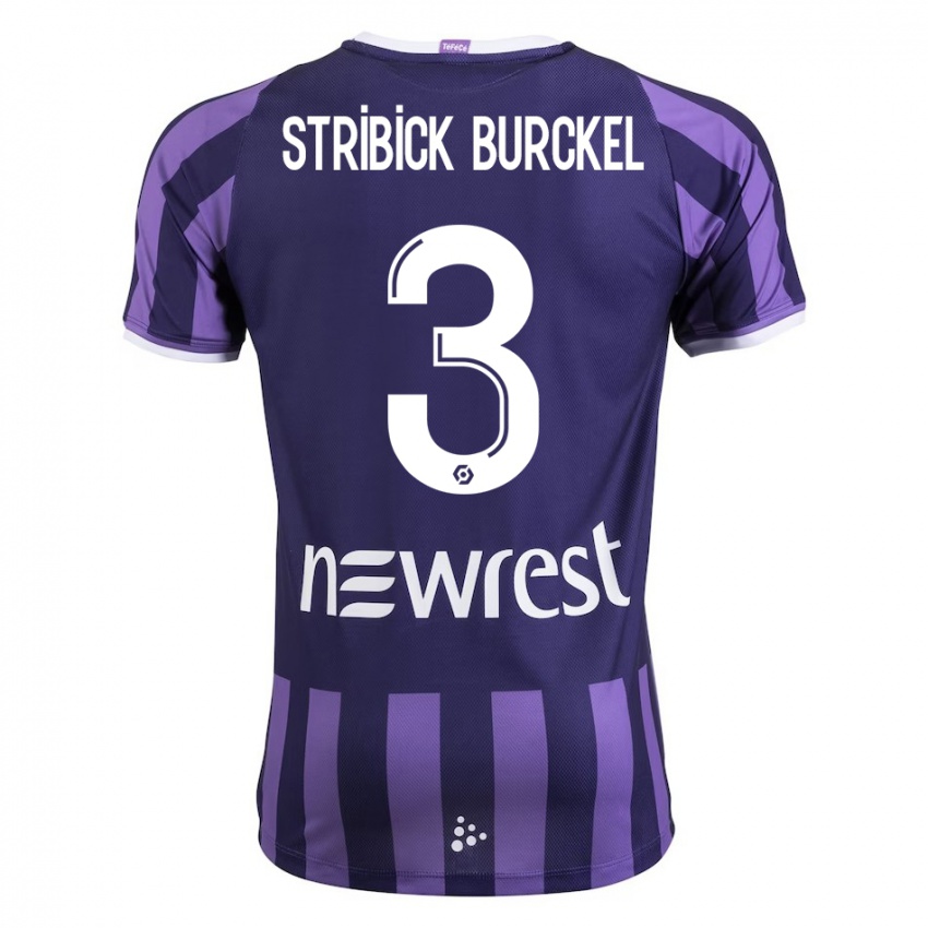 Damen Laetitia Stribick-Burckel #3 Lila Auswärtstrikot Trikot 2023/24 T-Shirt Österreich