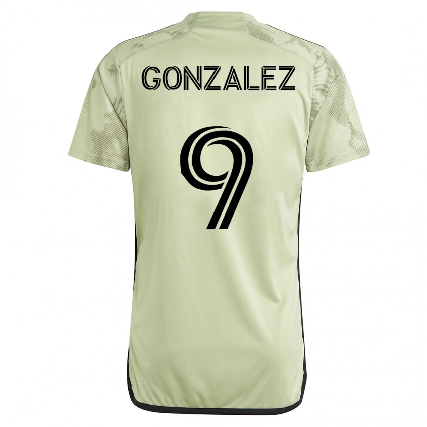 Damen Mario Gonzalez #9 Grün Auswärtstrikot Trikot 2023/24 T-Shirt Österreich