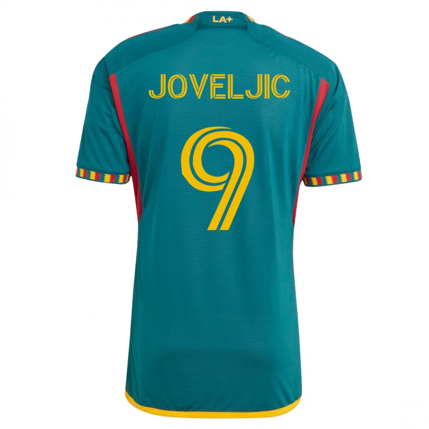 Damen Dejan Joveljic #9 Grün Auswärtstrikot Trikot 2023/24 T-Shirt Österreich