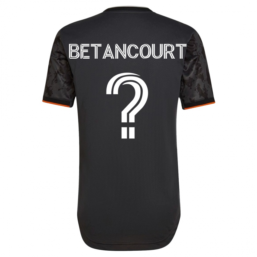 Damen Noah Betancourt #0 Schwarz Auswärtstrikot Trikot 2023/24 T-Shirt Österreich