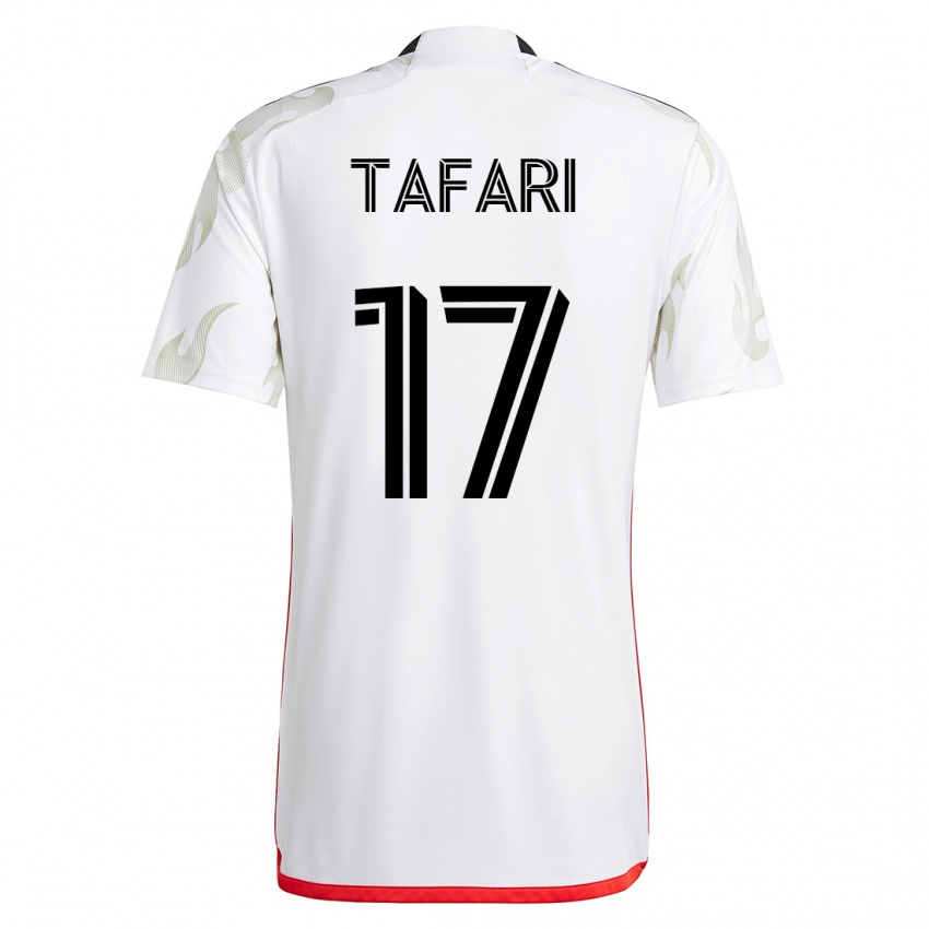 Damen Nkosi Tafari #17 Weiß Auswärtstrikot Trikot 2023/24 T-Shirt Österreich