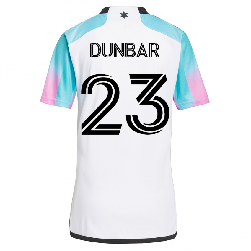 Damen Cameron Dunbar #23 Weiß Auswärtstrikot Trikot 2023/24 T-Shirt Österreich