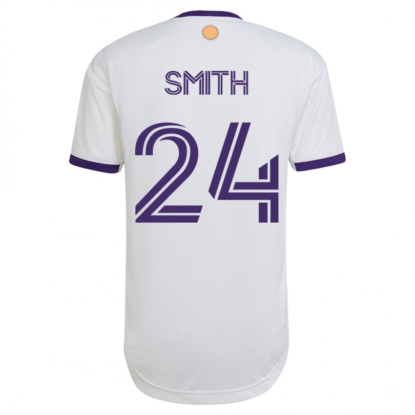 Damen Kyle Smith #24 Weiß Auswärtstrikot Trikot 2023/24 T-Shirt Österreich