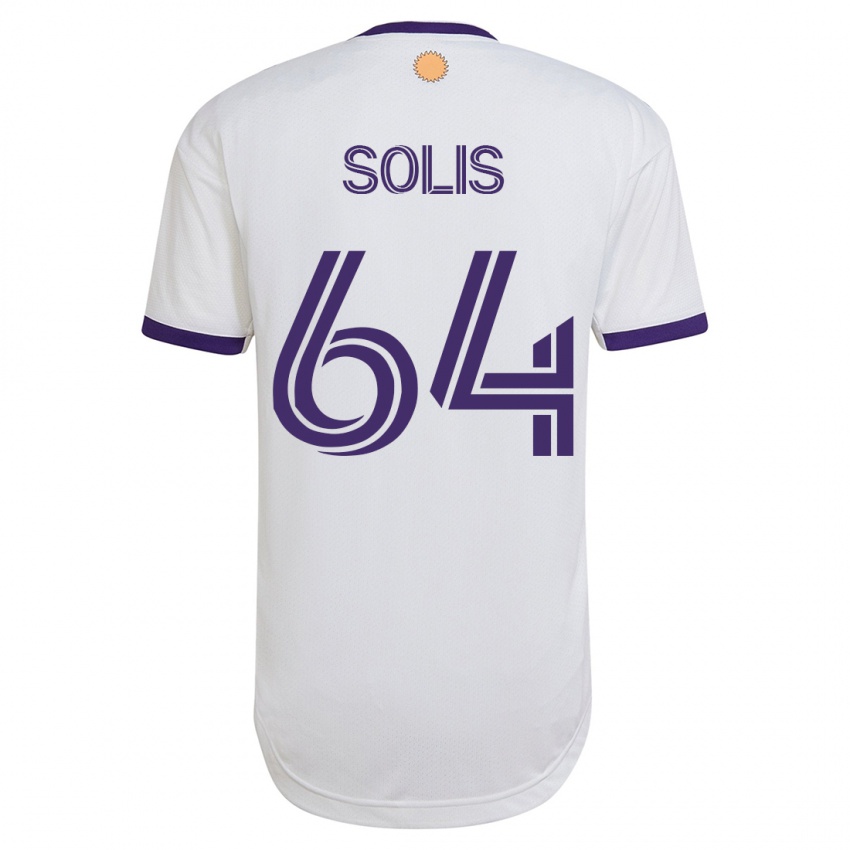Damen Jhon Solís #64 Weiß Auswärtstrikot Trikot 2023/24 T-Shirt Österreich