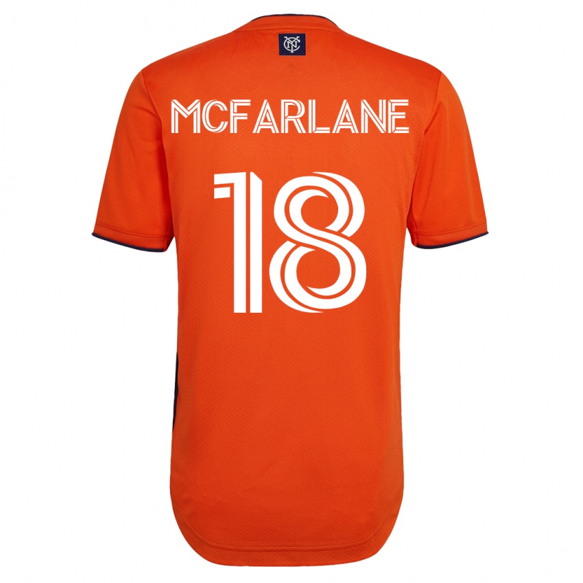 Damen Christian Mcfarlane #18 Schwarz Auswärtstrikot Trikot 2023/24 T-Shirt Österreich