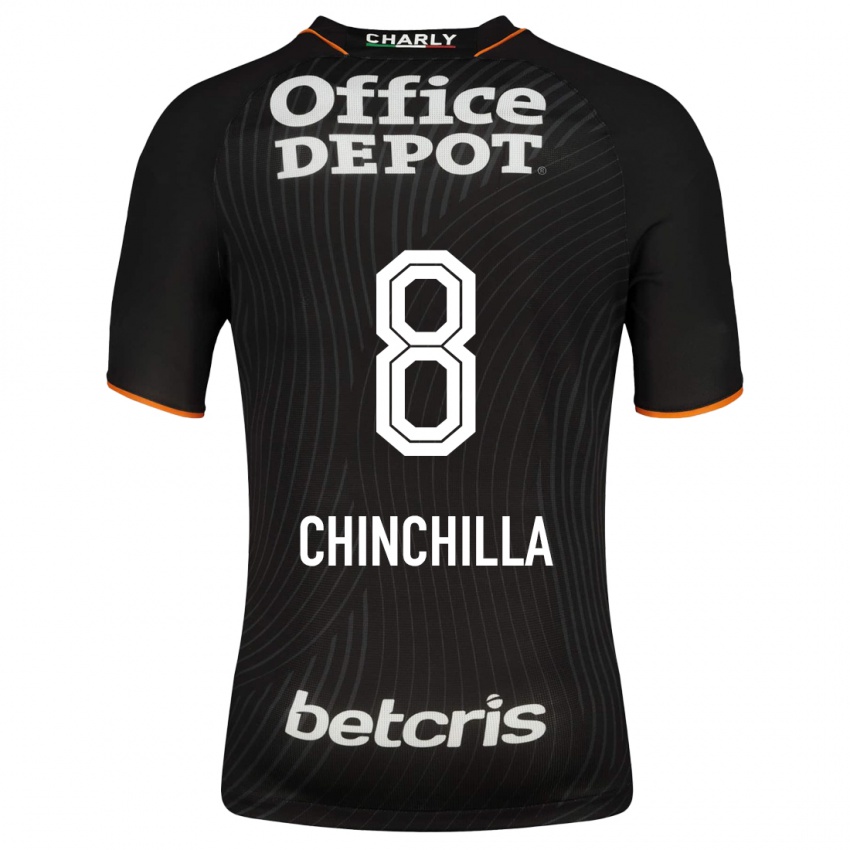 Damen Priscila Chinchilla #8 Schwarz Auswärtstrikot Trikot 2023/24 T-Shirt Österreich