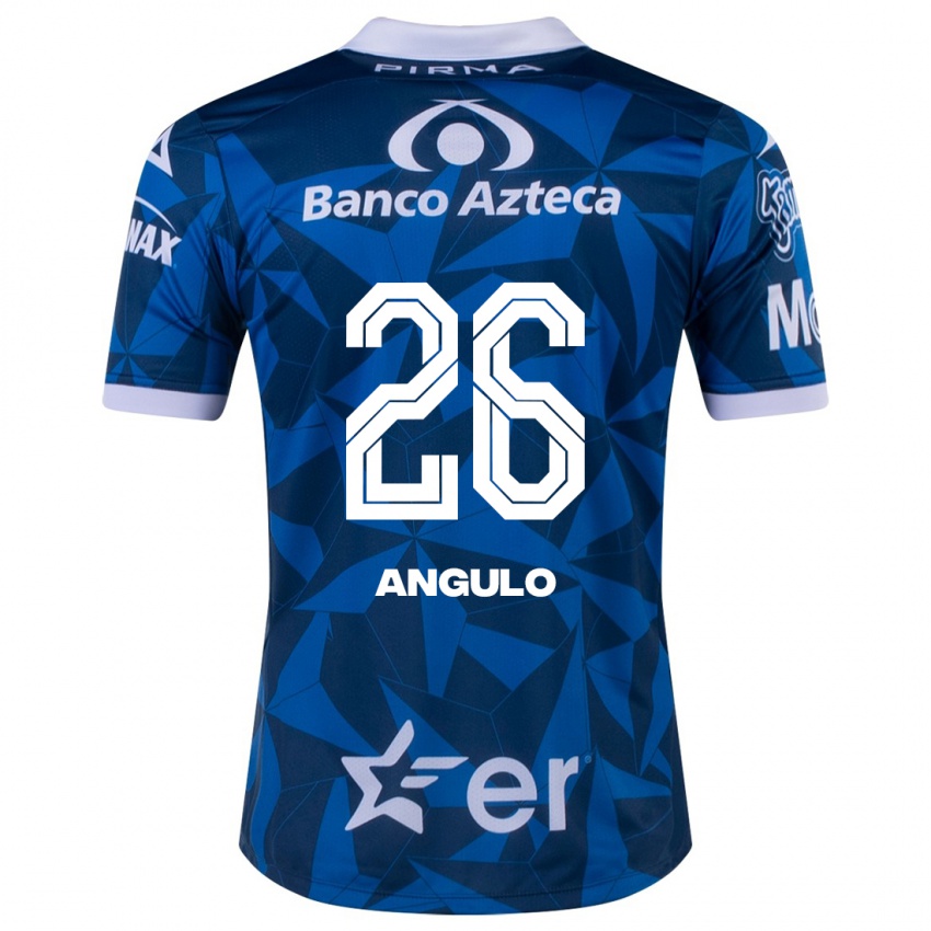 Damen Brayan Angulo #26 Blau Auswärtstrikot Trikot 2023/24 T-Shirt Österreich