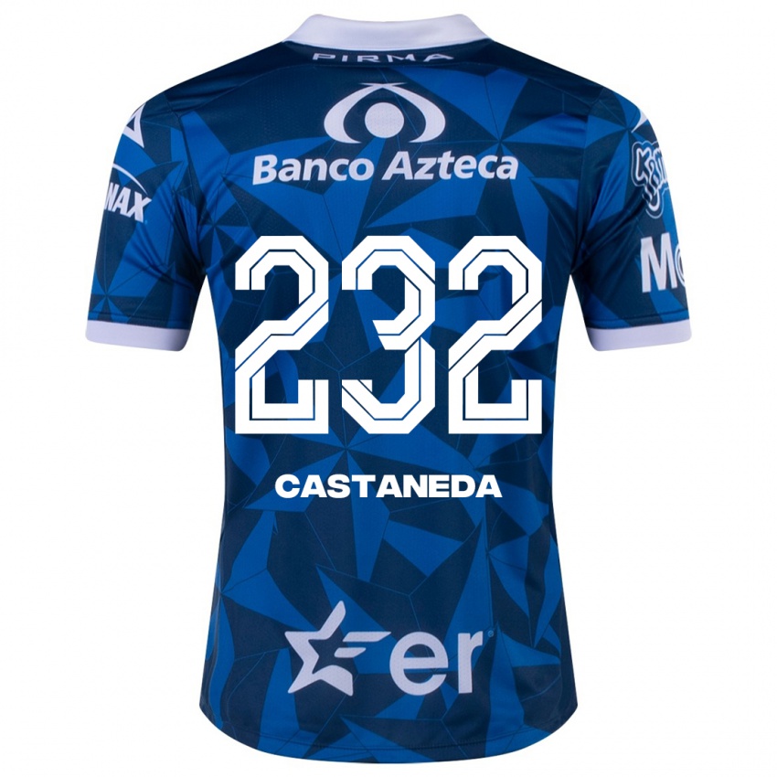 Damen Ángel Castañeda #232 Blau Auswärtstrikot Trikot 2023/24 T-Shirt Österreich