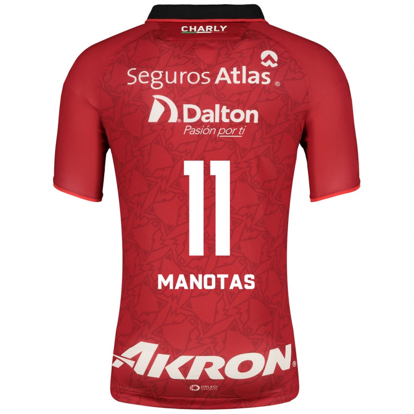 Damen Mauro Manotas #11 Rot Auswärtstrikot Trikot 2023/24 T-Shirt Österreich