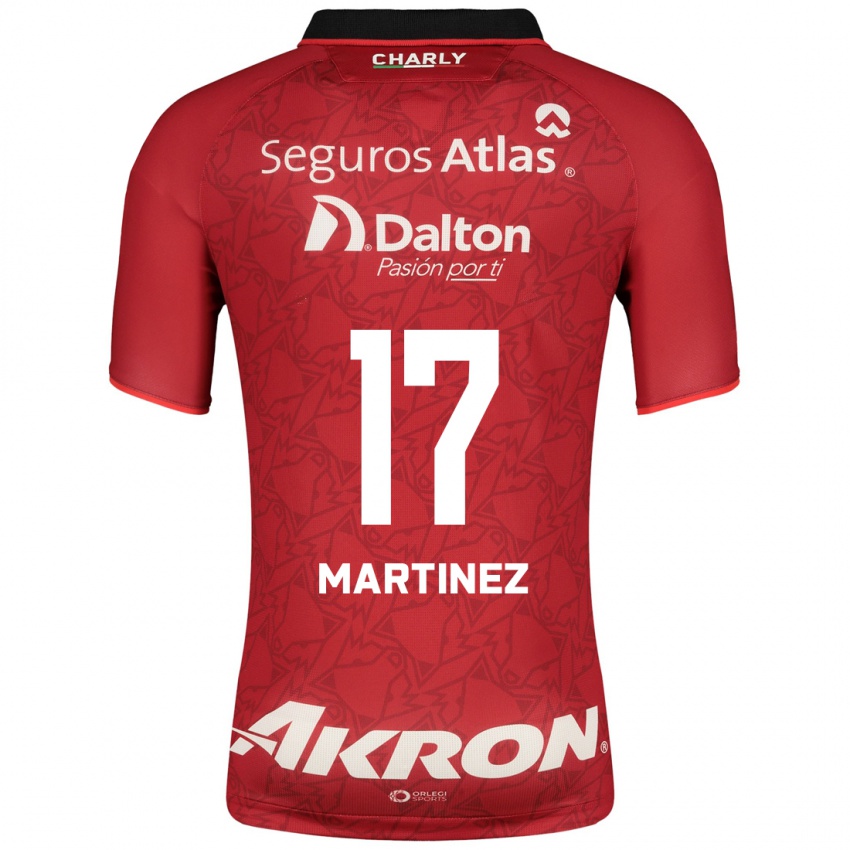 Damen Jaziel Martinez #17 Rot Auswärtstrikot Trikot 2023/24 T-Shirt Österreich