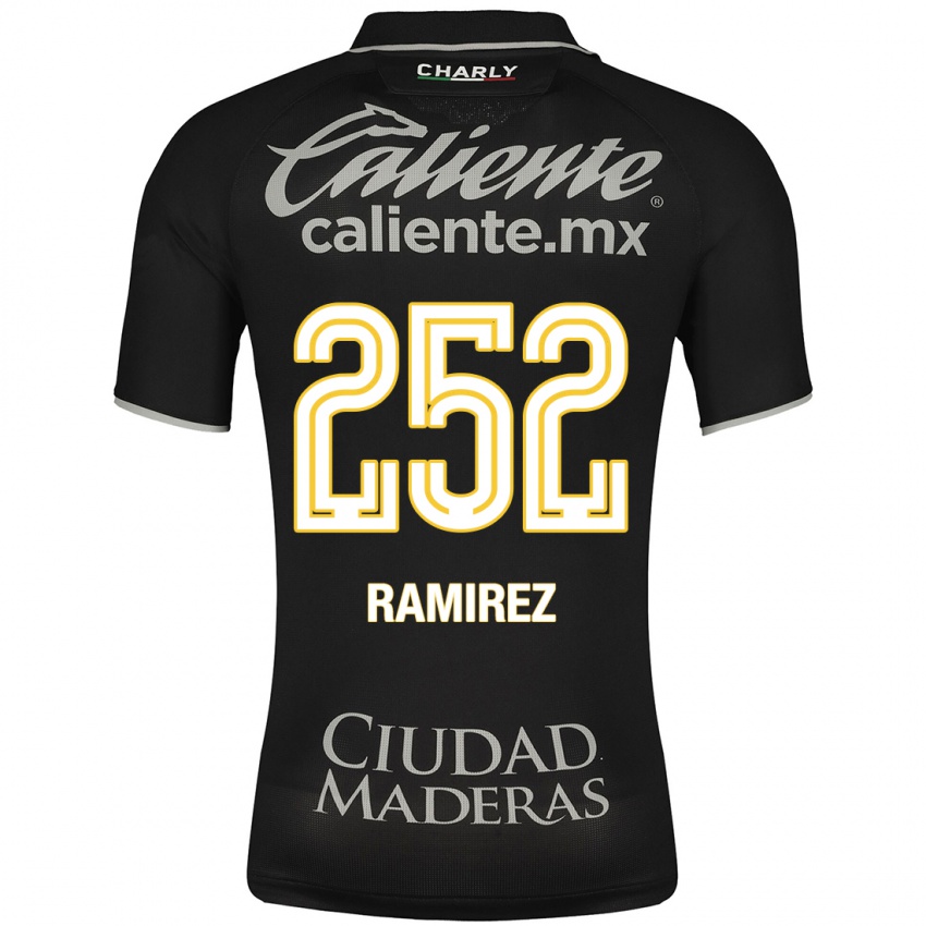 Damen Luis Ramírez #252 Schwarz Auswärtstrikot Trikot 2023/24 T-Shirt Österreich