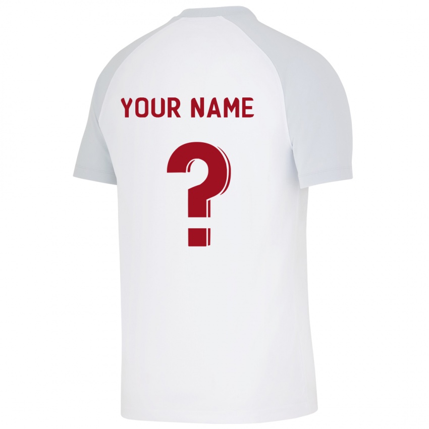 Damen Ihren Namen #0 Weiß Auswärtstrikot Trikot 2023/24 T-Shirt Österreich