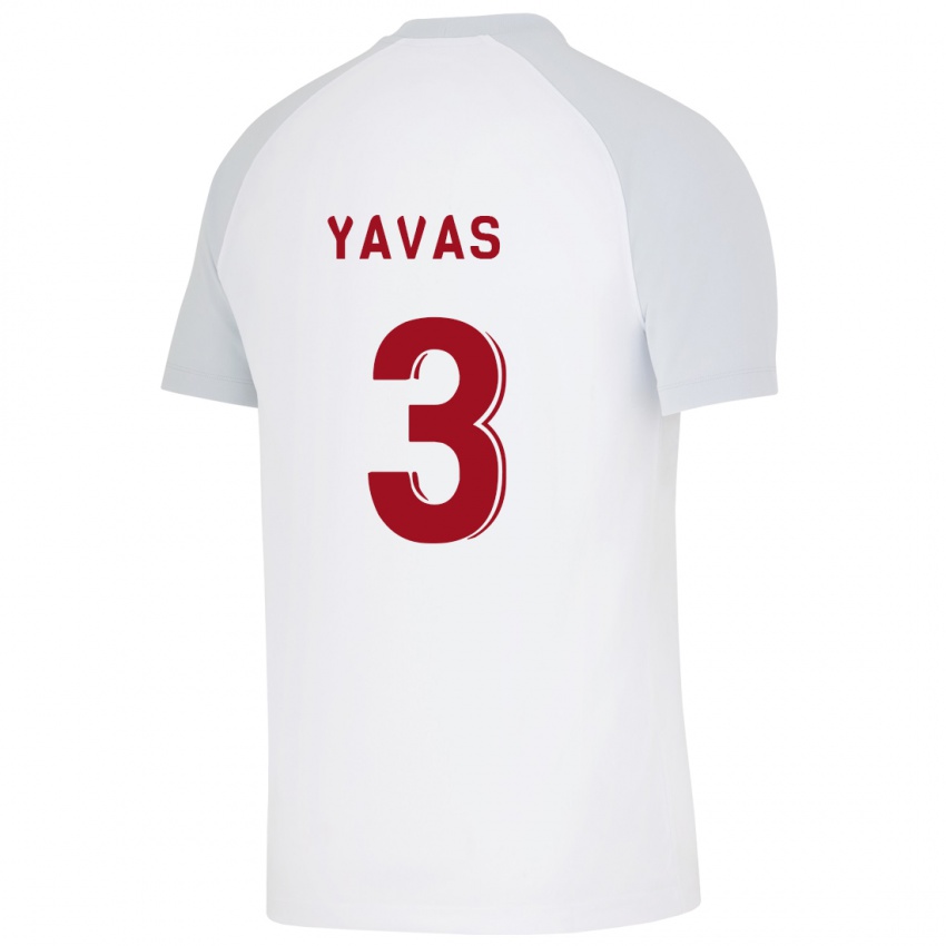 Damen Arda Yavas #3 Weiß Auswärtstrikot Trikot 2023/24 T-Shirt Österreich