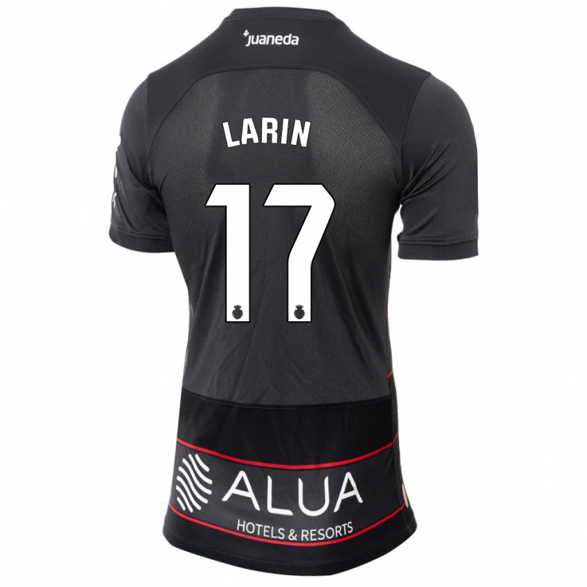Damen Cyle Larin #17 Schwarz Auswärtstrikot Trikot 2023/24 T-Shirt Österreich