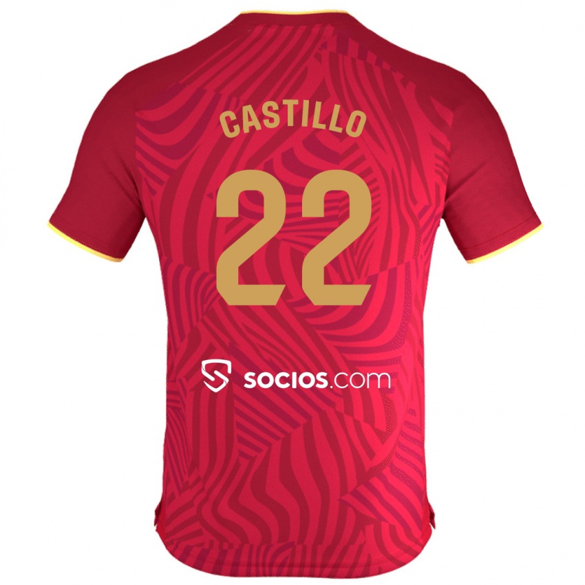 Damen José Castillo #22 Rot Auswärtstrikot Trikot 2023/24 T-Shirt Österreich