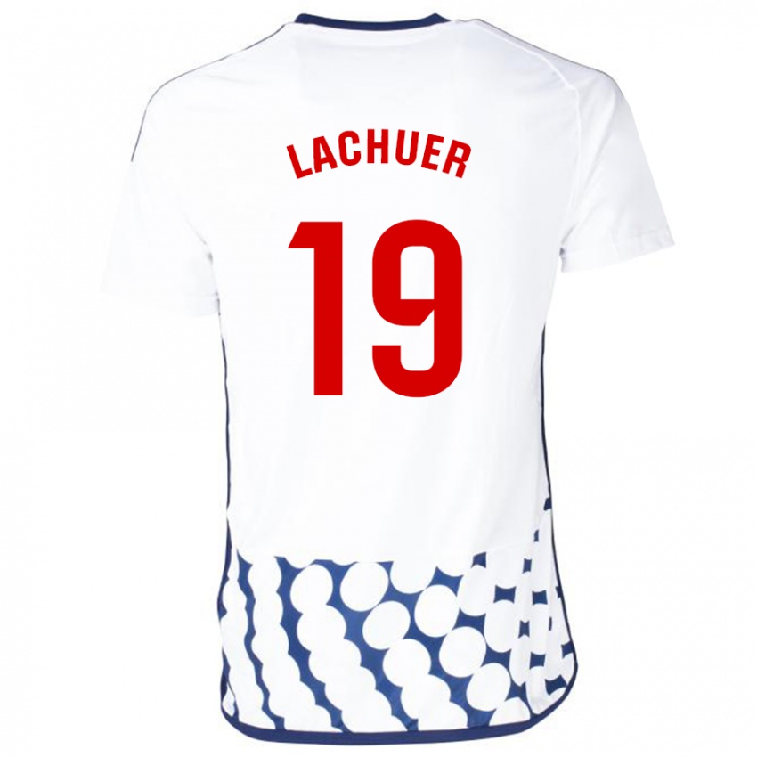 Damen Mathis Lachuer #19 Weiß Auswärtstrikot Trikot 2023/24 T-Shirt Österreich