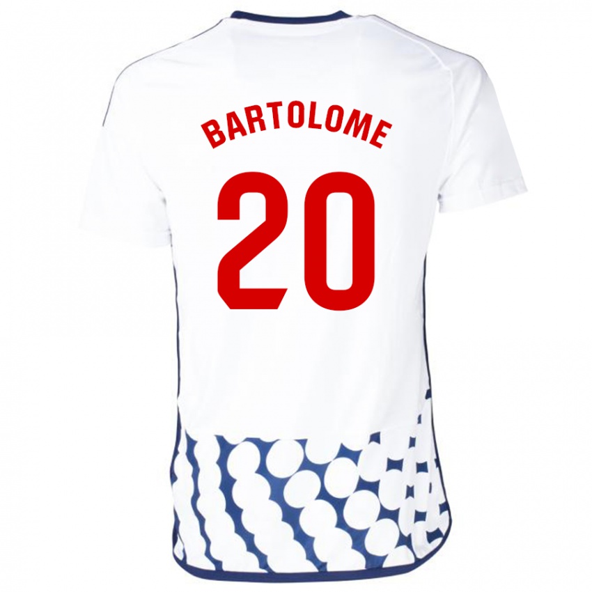 Damen Diego Bartolomé #20 Weiß Auswärtstrikot Trikot 2023/24 T-Shirt Österreich