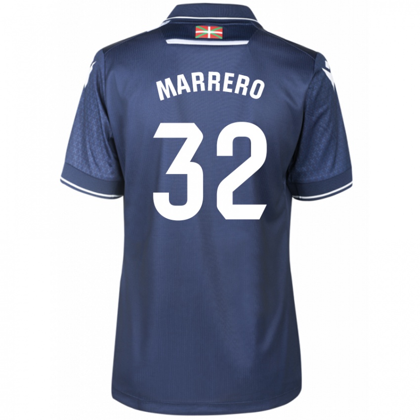 Damen Unai Marrero #32 Marine Auswärtstrikot Trikot 2023/24 T-Shirt Österreich