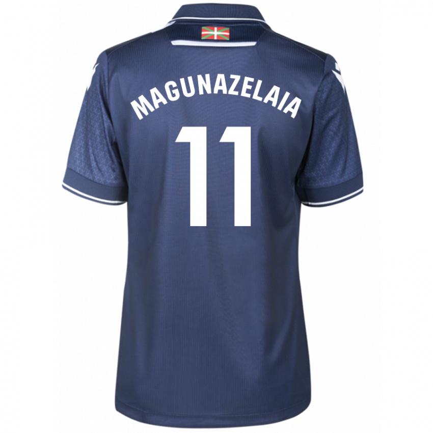 Damen Jon Magunazelaia #11 Marine Auswärtstrikot Trikot 2023/24 T-Shirt Österreich