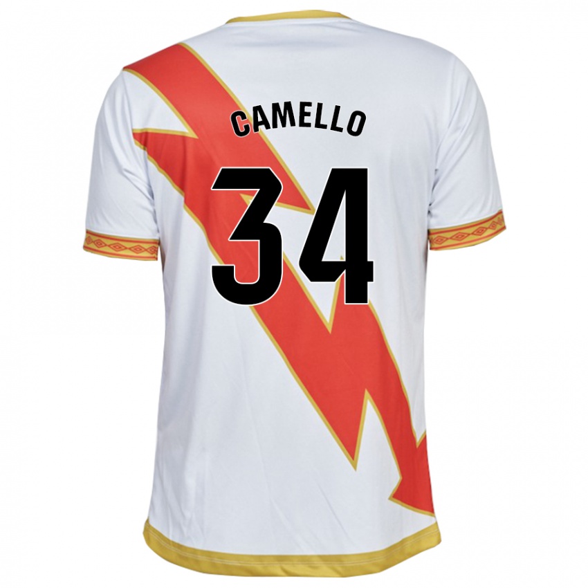 Kinder Sergio Camello #34 Weiß Heimtrikot Trikot 2023/24 T-Shirt Österreich