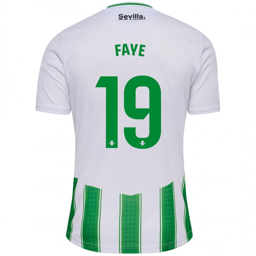 Kinder Souleymane Faye #19 Weiß Heimtrikot Trikot 2023/24 T-Shirt Österreich