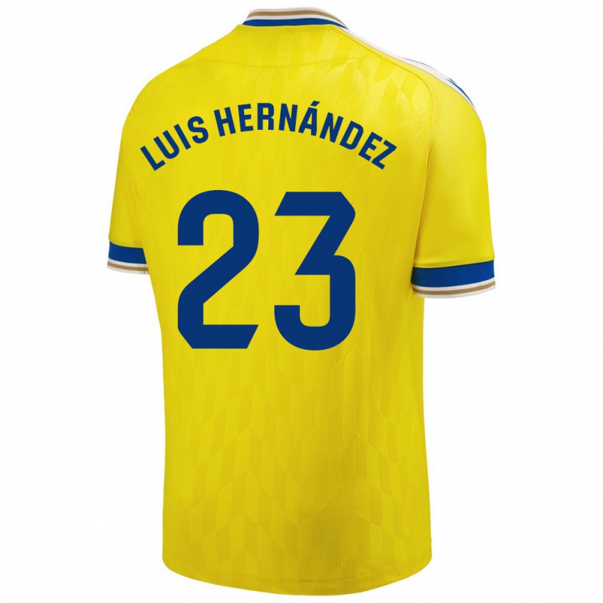 Kinder Luis Hernández #23 Gelb Heimtrikot Trikot 2023/24 T-Shirt Österreich