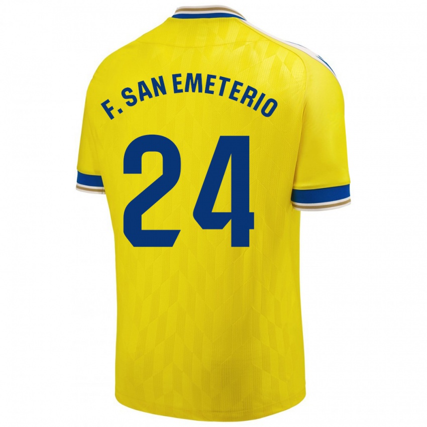 Kinder Fede San Emeterio #24 Gelb Heimtrikot Trikot 2023/24 T-Shirt Österreich