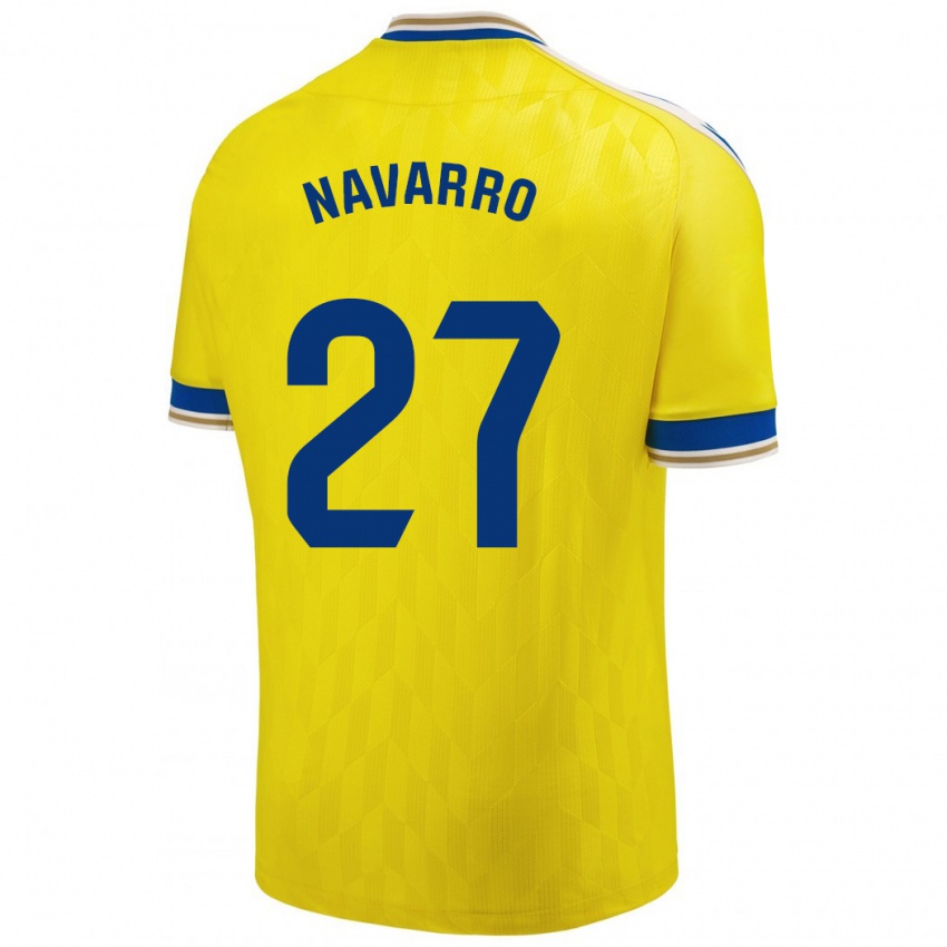 Kinder Robert Navarro #27 Gelb Heimtrikot Trikot 2023/24 T-Shirt Österreich