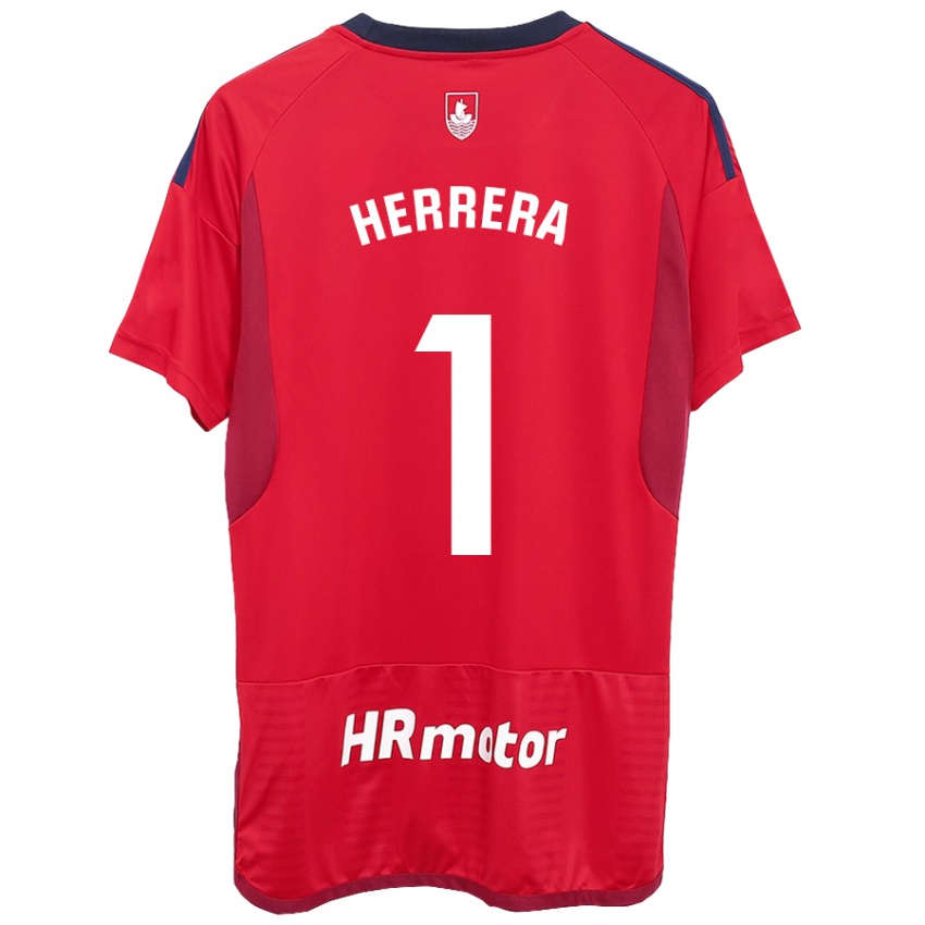 Kinder Sergio Herrera #1 Rot Heimtrikot Trikot 2023/24 T-Shirt Österreich