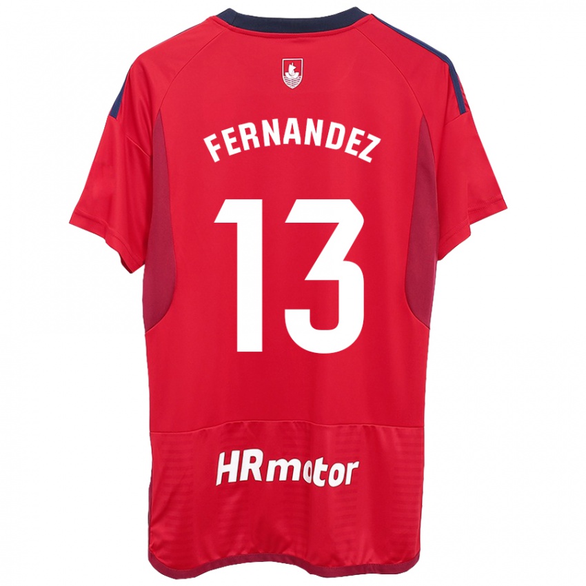 Kinder Aitor Fernández #13 Rot Heimtrikot Trikot 2023/24 T-Shirt Österreich