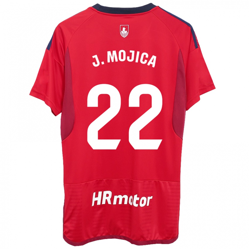 Kinder Johan Mojica #22 Rot Heimtrikot Trikot 2023/24 T-Shirt Österreich