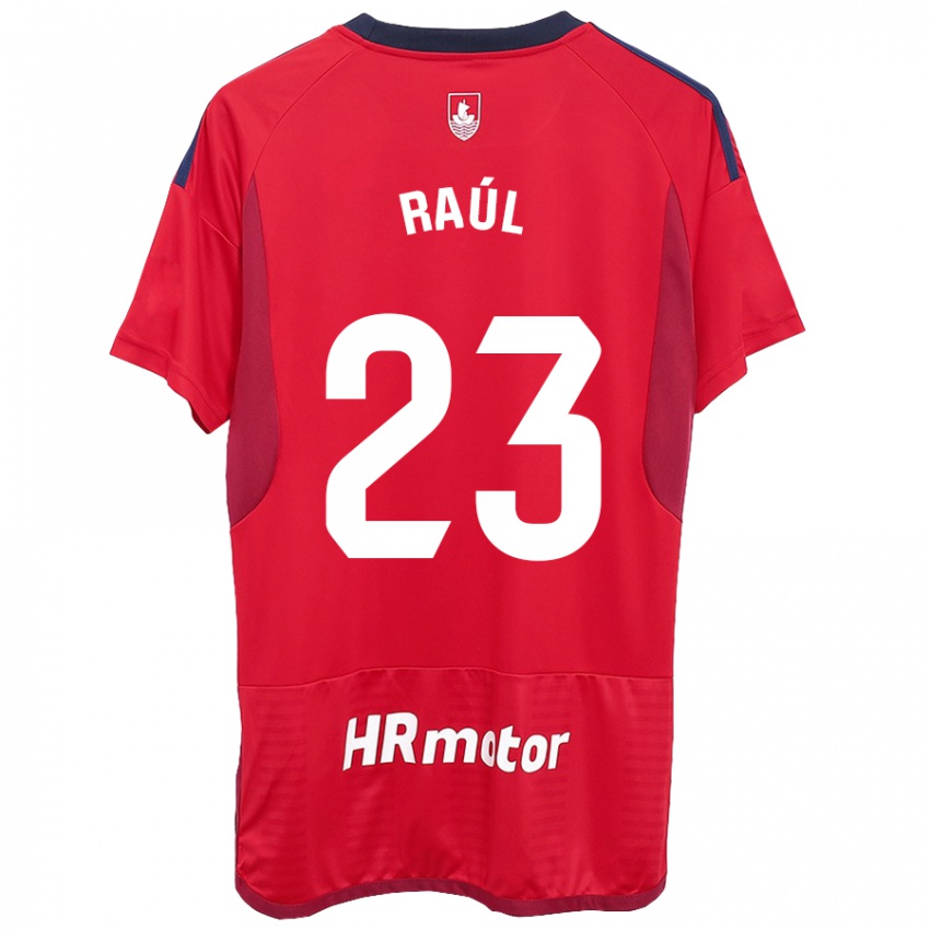 Kinder Raúl García #23 Rot Heimtrikot Trikot 2023/24 T-Shirt Österreich