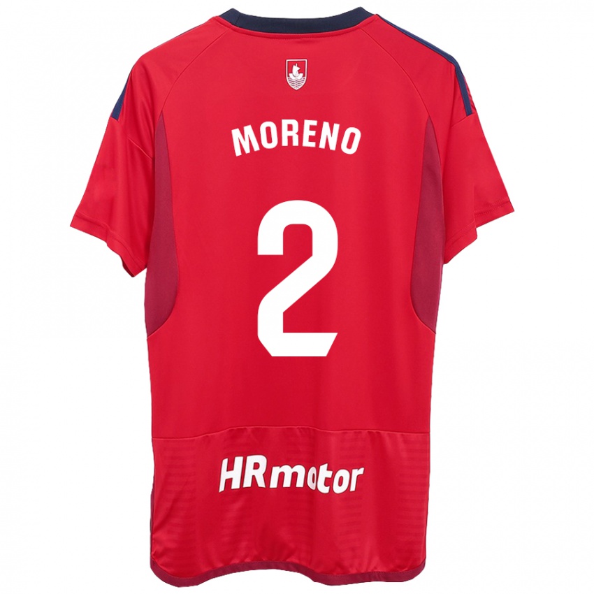 Kinder Jorge Moreno #27 Rot Heimtrikot Trikot 2023/24 T-Shirt Österreich