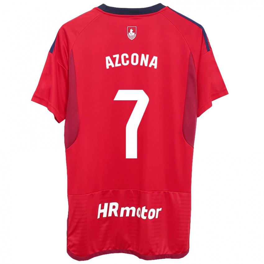 Kinder Rubén Azcona #7 Rot Heimtrikot Trikot 2023/24 T-Shirt Österreich